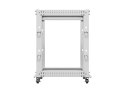 LANBERG OPEN RACK 19" 15U 600X600-1100 REGULOWANY SZARY