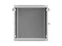 LANBERG SZAFA INSTALACYJNA RACK WISZĄCA 19" 12U 600X600 SZARA DRZWI PERFOROWANE (FLAT PACK)