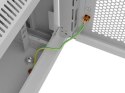 LANBERG SZAFA INSTALACYJNA RACK WISZĄCA 19" 12U 600X600 SZARA DRZWI PERFOROWANE (FLAT PACK)