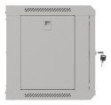 LANBERG SZAFA INSTALACYJNA RACK WISZĄCA 19" 6U 540X350 SZARA DRZWI PRZESZKLONE (FLAT PACK)
