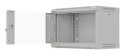 LANBERG SZAFA INSTALACYJNA RACK WISZĄCA 19" 6U 540X350 SZARA DRZWI PRZESZKLONE (FLAT PACK)