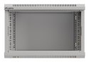 LANBERG SZAFA INSTALACYJNA RACK WISZĄCA 19" 6U 540X350 SZARA DRZWI PRZESZKLONE (FLAT PACK)