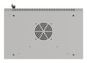 LANBERG SZAFA INSTALACYJNA RACK WISZĄCA 19" 6U 540X350 SZARA DRZWI PRZESZKLONE (FLAT PACK)