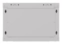 LANBERG SZAFA INSTALACYJNA RACK WISZĄCA 19" 6U 540X350 SZARA DRZWI PRZESZKLONE (FLAT PACK)