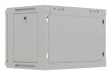 LANBERG SZAFA INSTALACYJNA RACK WISZĄCA 19" 6U 540X350 SZARA DRZWI PRZESZKLONE (FLAT PACK)