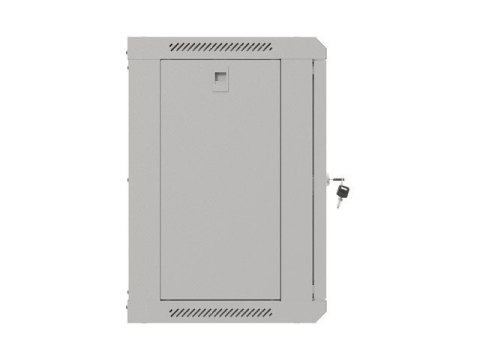 LANBERG SZAFA INSTALACYJNA RACK WISZĄCA 19" 9U 540X350 SZARA DRZWI PRZESZKLONE (FLAT PACK)