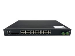 LevelOne IXP-2871 przełącznik sieciowy Zarządzany L2+ Gigabit Ethernet (10/100/1000) Obsługa PoE Czarny