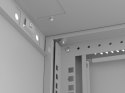 LANBERG SZAFA INSTALACYJNA RACK WISZĄCA 19" 9U 540X350 SZARA DRZWI PRZESZKLONE (FLAT PACK)