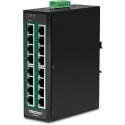 TRENDnet Industrial Switch 16-Port Gbit PoE+ DIN-Rail