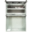 Inter-Tech 4F28 Rack Czarny, Srebrny