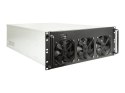 Inter-Tech 4F28 Rack Czarny, Srebrny