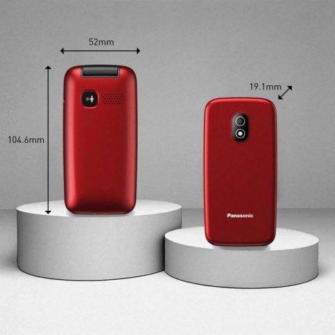 Panasonic Telefon komórkowy KX-TU410 EXR 4G czerwony