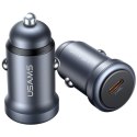 USAMS Ładowarka samochodowa 30W PD Aluminium CC321