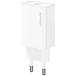 USAMS Ładowarka sieciowa T69 20W USB-C biały