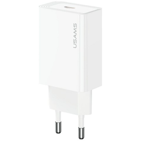 USAMS Ładowarka sieciowa T69 20W USB-C biały