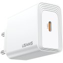 USAMS Ładowarka sieciowa T69 20W USB-C biały