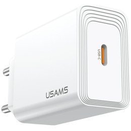 USAMS Ładowarka sieciowa T69 20W USB-C biały