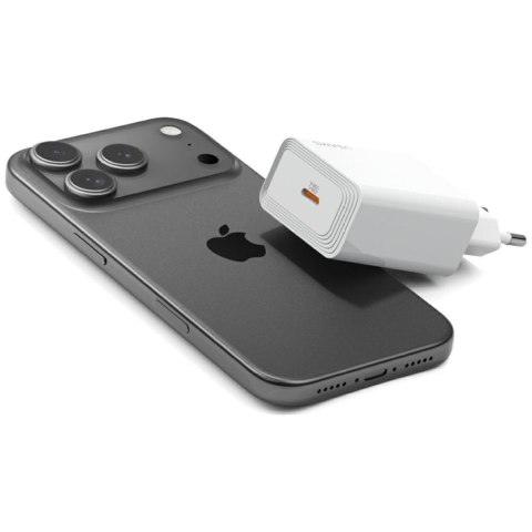 USAMS Ładowarka sieciowa T69 20W USB-C biały