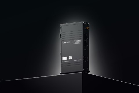 Teltonika RUT145 router bezprzewodowy Fast Ethernet Jedna częstotliwości (2,4 GHz) Czarny