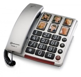 Amplicomms BigTel 40 Plus Telefon analogowy Czarny, Szary