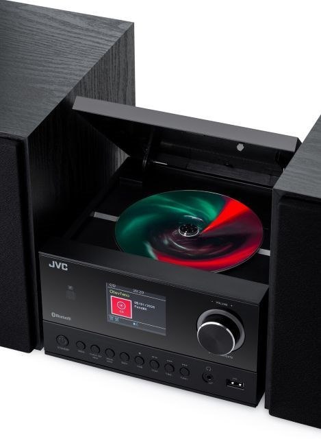 Mini wieża JVC UX-E225B Bluetooth Czarna