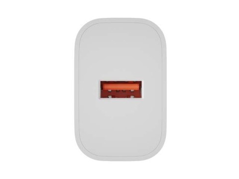 Natec Ładowarka sieciowa Ribera 1xUSB-A 18W biała