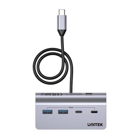 UNITEK HUB ALUMINIOWY USB-A/C 2X USBA 2X USBC 5GBP