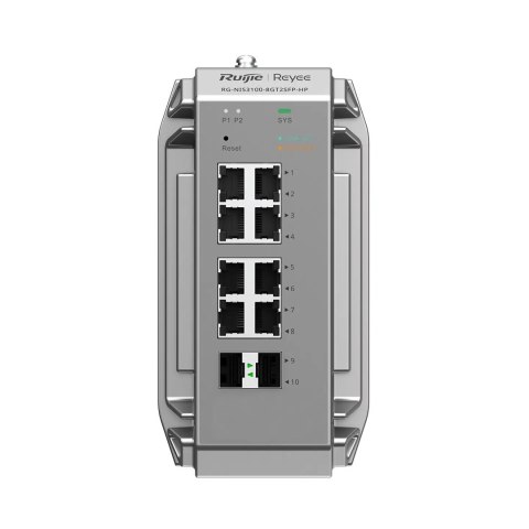 Ruijie Networks RG-NIS3100-8GT2SFP-HP przełącznik sieciowy Zarządzany L2 Gigabit Ethernet (10/100/1000) Obsługa PoE Szary