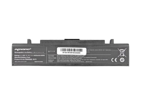 Movano Bateria AA-PB9NC6B AA-PB9NS6B do Samsung R519 R530 - 4400 mAh (49 Wh)