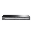 TP-Link JetStream TL-SG3452X przełącznik sieciowy Zarządzany L2+ Gigabit Ethernet (10/100/1000) 1U Czarny