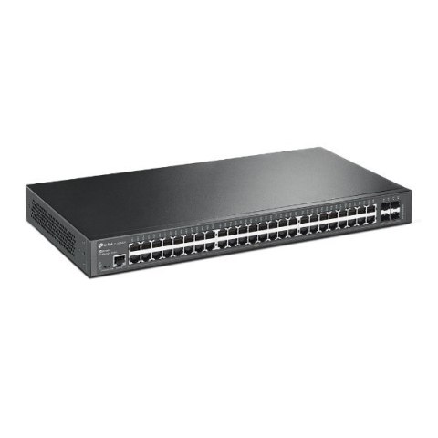 TP-Link JetStream TL-SG3452X przełącznik sieciowy Zarządzany L2+ Gigabit Ethernet (10/100/1000) 1U Czarny