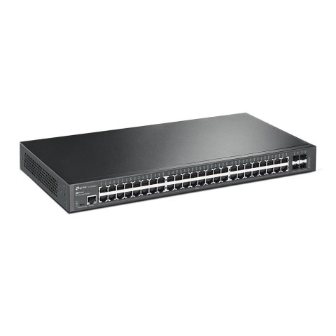 TP-Link JetStream TL-SG3452X przełącznik sieciowy Zarządzany L2+ Gigabit Ethernet (10/100/1000) 1U Czarny