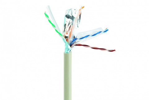 Gembird Kabel FTP KAT 6 drut 100m szary