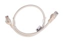 Patchcord U/UTP Lanberg PCU6-10CC-0050-W (RJ45 - RJ45 ; 0,50m; UTP; kat. 6; kolor biały)