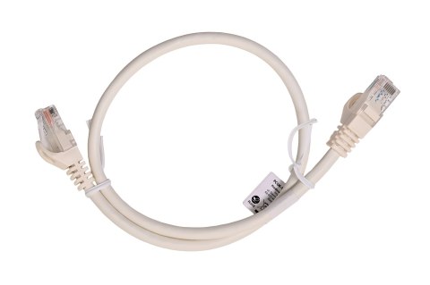Patchcord U/UTP Lanberg PCU6-10CC-0050-W (RJ45 - RJ45 ; 0,50m; UTP; kat. 6; kolor biały)