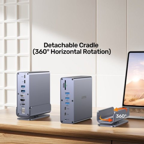 Unitek Uniwersalna stacja dokująca DisplayLink 4K x3