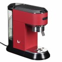 Ekspres kolbowy DeLonghi Dedica Style EC 685.R (1300W; kolor czerwony) (WYPRZEDAŻ)