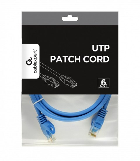 Gembird Patch cord Kat.6 UTP 2m niebieski