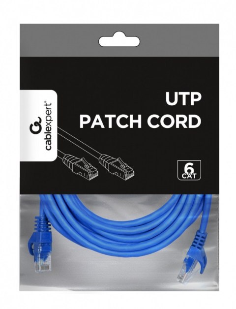 Gembird Patch cord Kat.6 UTP 5m niebieski