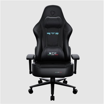 Jednostajny Fotel do gier RTC obejmuje hardcore Czarny