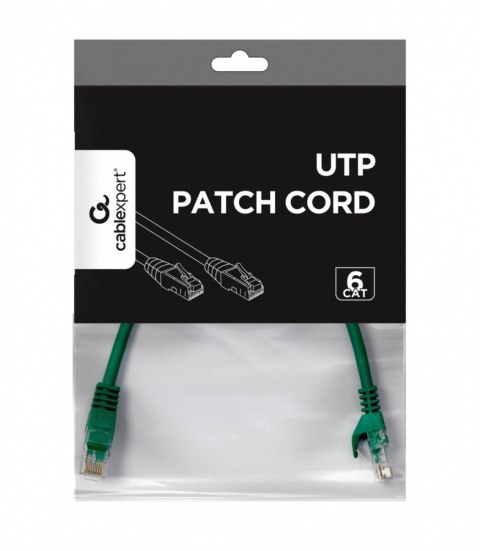 Gembird Patch cord Kat.6 UTP 0.25m zielony