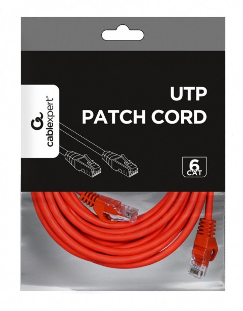 Gembird Patch cord Kat.6 UTP 3m czerwony