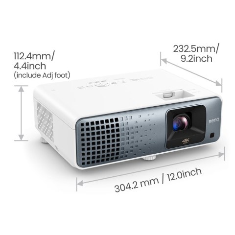 Projektor BenQ TK710 o standardowym rzucie 3200ANSI lumenów DLP UHD 4K (3840x2160) Kompatybilność 3D