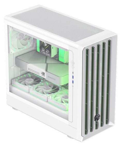 GameMax CLAW 460 WH Midi Tower Biały