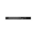Ruijie Networks RG-ES228GS-LP przełącznik sieciowy Zarządzany L2 Gigabit Ethernet (10/100/1000) Obsługa PoE Desktop Czarny