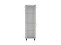 LANBERG SZAFA INSTALACYJNA RACK STOJĄCA 19" 42U 600X600 SZARA DRZWI PRZESZKLONE LCD (FLAT PACK) V2