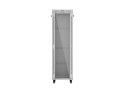 LANBERG SZAFA INSTALACYJNA RACK STOJĄCA 19" 42U 600X600 SZARA DRZWI PRZESZKLONE LCD (FLAT PACK) V2