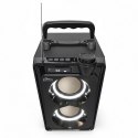 Media-Tech Głośnik przenośny OVERBOX MT3186 Bluetooth 5.3+ EDR/A2DP, AVRCP/FM/MP3/microSD/USB/USB-C/MIC-in/AUX-in/RMS 30W/PMPO 900W