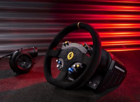 Thrustmaster TS-PC Racer Ferrari 488 Challenge Edition Czarny USB 2.0 Kierownica Analogowa/Cyfrowa