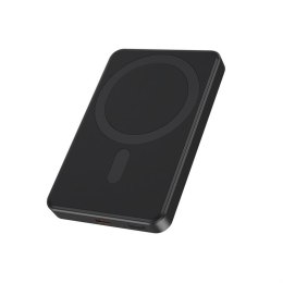 Gembird PowerBank bezprzewodowy, magnetyczny 5000mAh 15W czarny